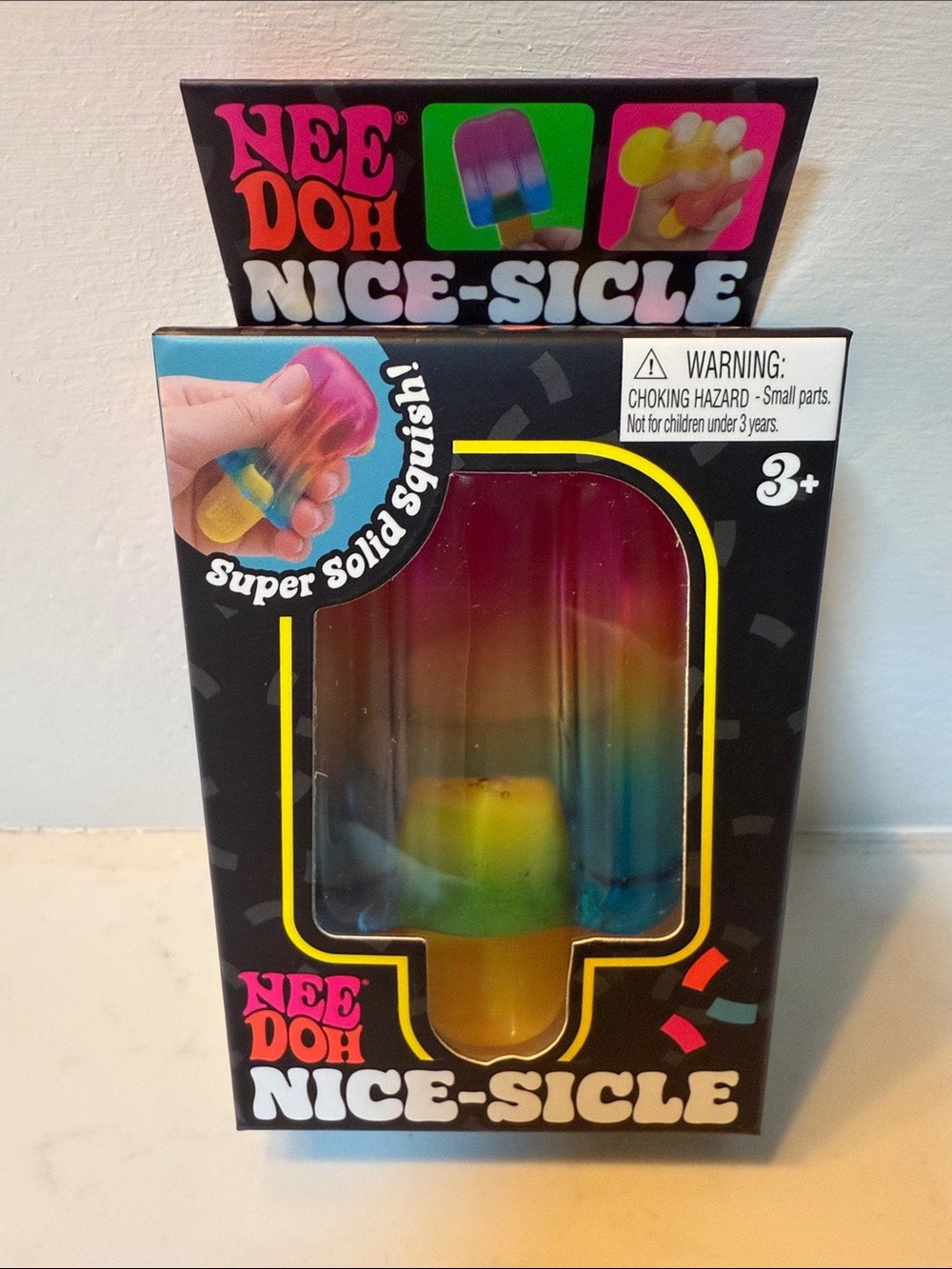 NeeDoh Nice-Sicle Rainbow Popsicle Squishy